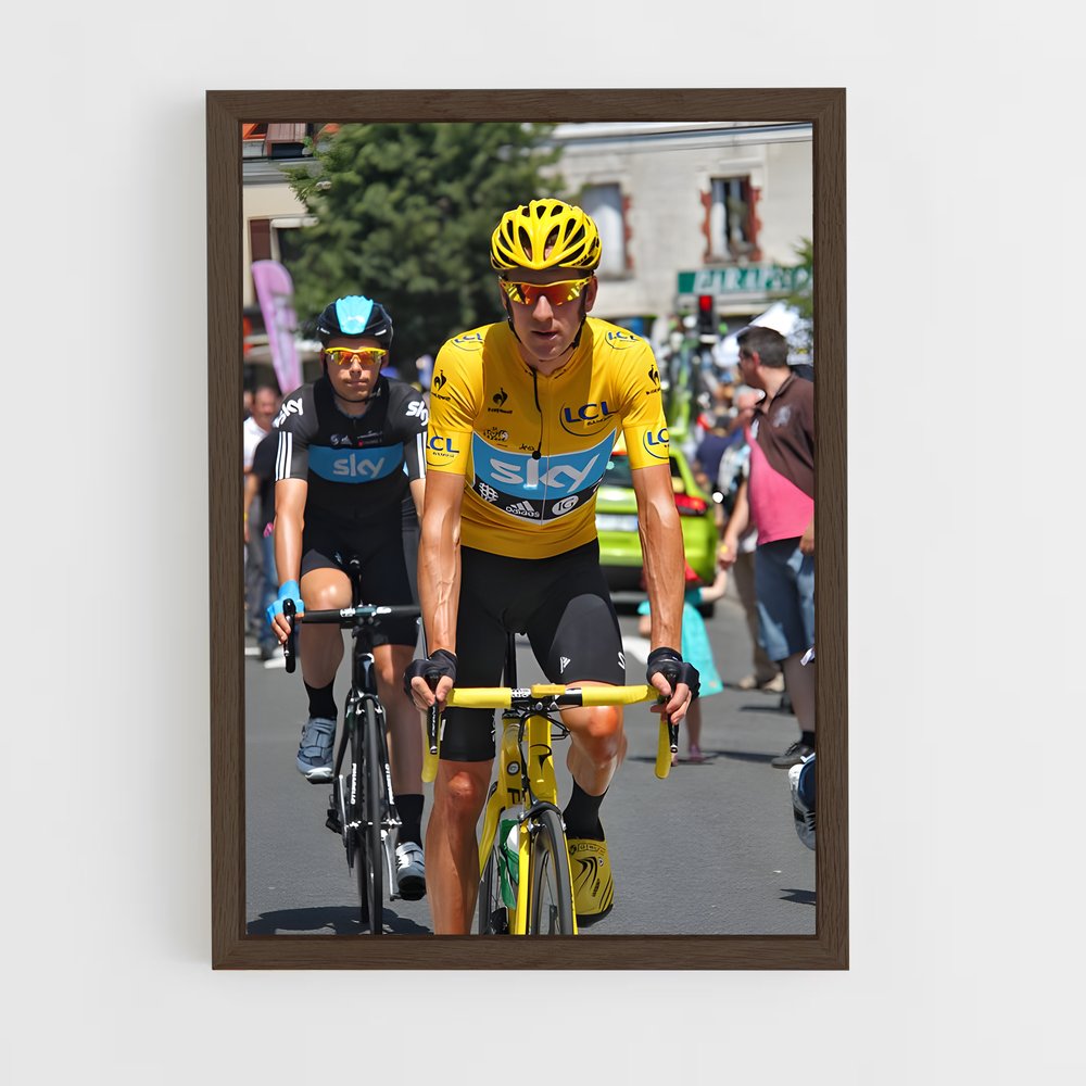 Poster Bradley de wiggins – affiche Cyclisme (vue 5)